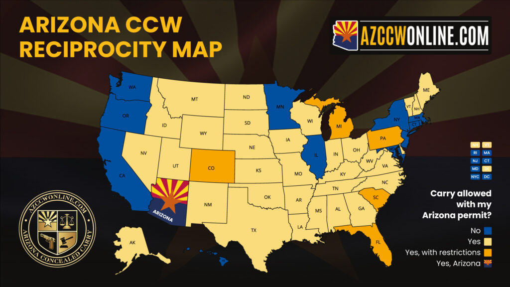 2024 CCW Reciprocity Map